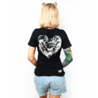 T-shirt damski z grafiką Love Forever DemonologiaxMEAT