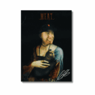 Plakat Dama z łasiczką vel. Słoń z bobrzycą