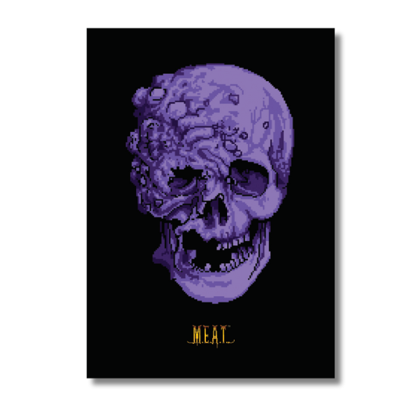 plakat M.E.A.T. RPG Czacha telestarionowa