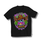 t-shirt męski czarny Słoń FPS