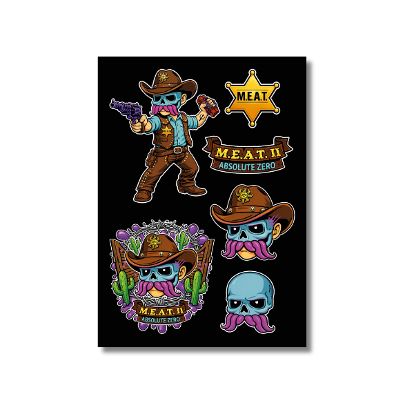 zestaw naklejek do figurki Słoń FPS