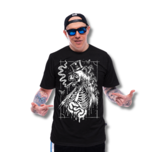 Personalizowany t-shirt męski Trippin Bear z własną ksywą